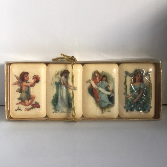 Alda's Forever Soap, Set of 4 Angel Bars - Picture 1 of 9